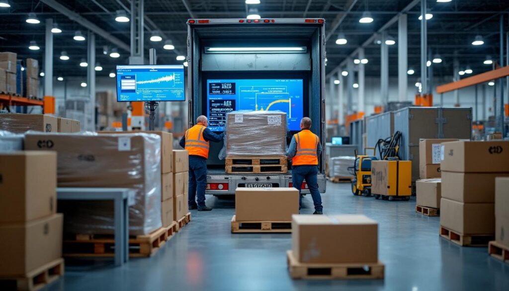 Le suivi en temps réel lors des expéditions depuis un quai logistique