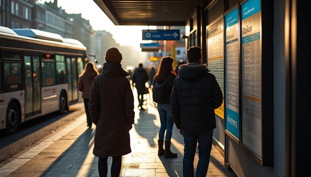 Quels sont les horaires des bus pour rejoindre le centre-ville ?