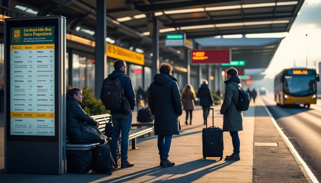 Découvrez les horaires des bus pour la gare principale suivant chaque ligne