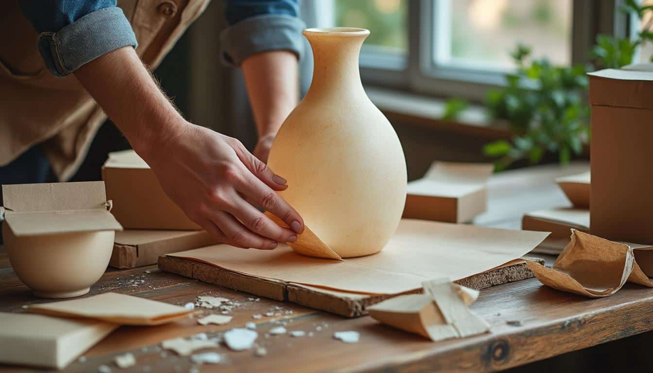 Comment emballer des objets fragiles lors d’un déménagement de meubles