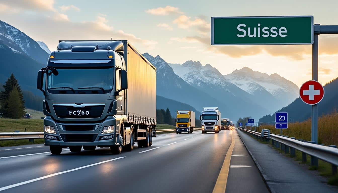 Illustration: Comprendre les enjeux du transport de marchandises vers et en Suisse