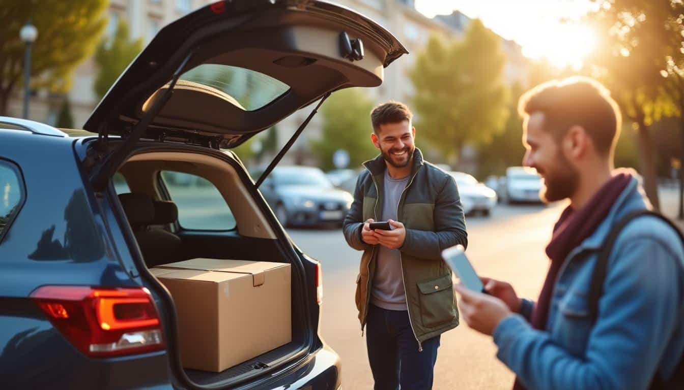 Illustration: Comment fonctionne le covoiturage de marchandises avec Blablacar ?