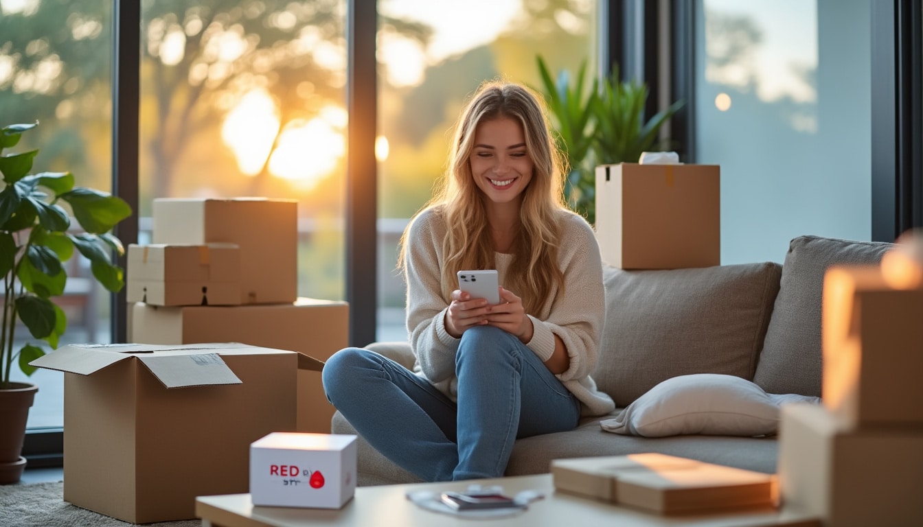 Illustration: Comprendre le fonctionnement du déménagement avec RED by SFR