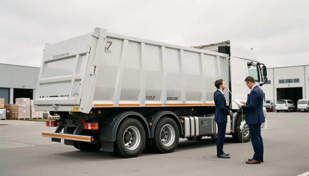 Dimensions d’une benne de camion : tailles et capacité