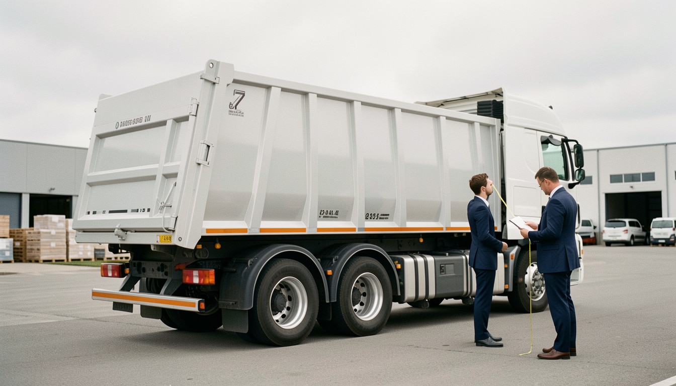Dimensions d’une benne de camion : tailles et capacité