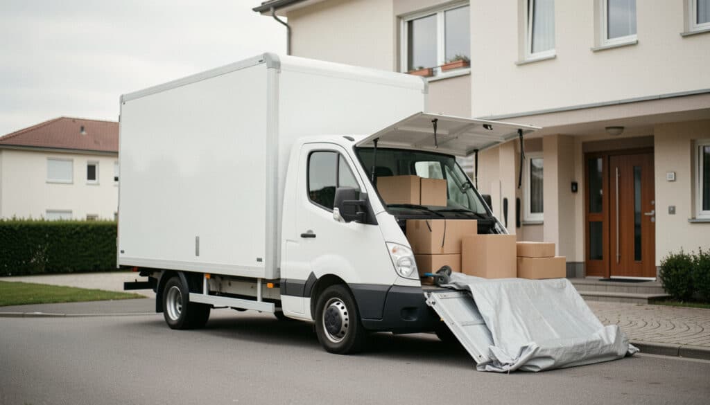 Camion de 20 m³ avec hayon pour déménager sereinement