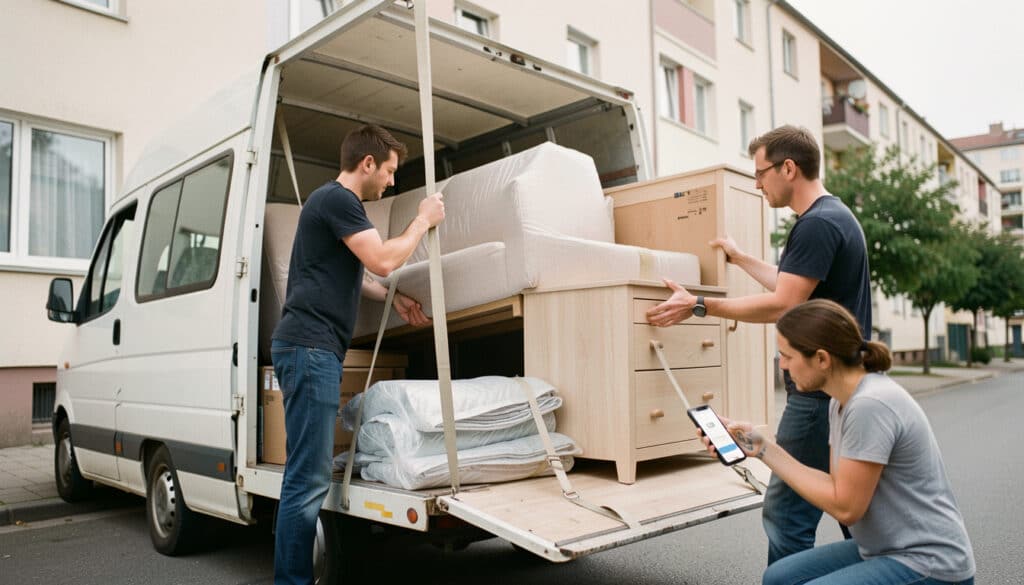 Transport de meubles entre particuliers : prix et délais