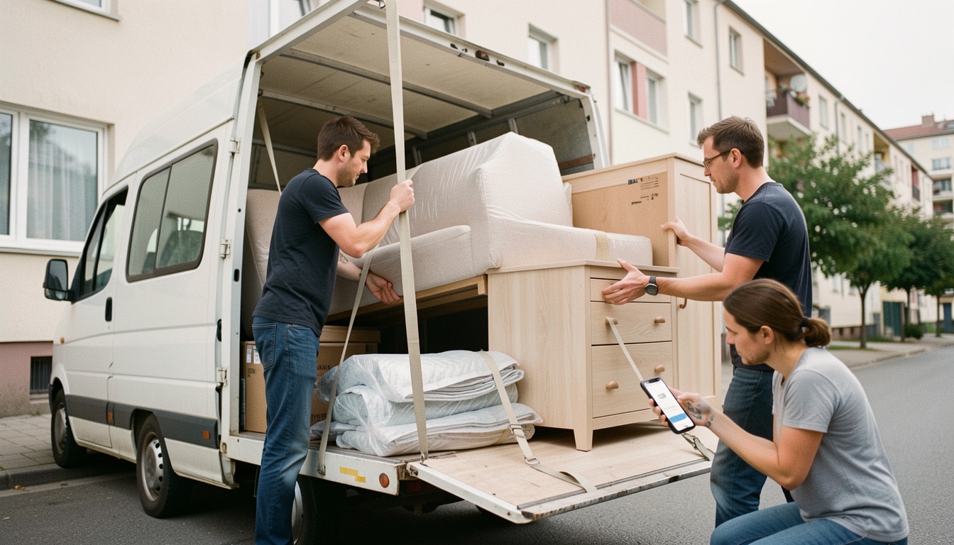 Transport de meubles entre particuliers : prix et délais